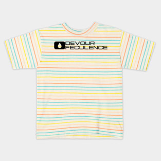 Devour Feculence Minimal Logo Black - Milchick Kids T-Shirt