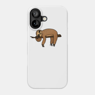 Cute Sloth Haning Lazy Funny Animal Phone Case