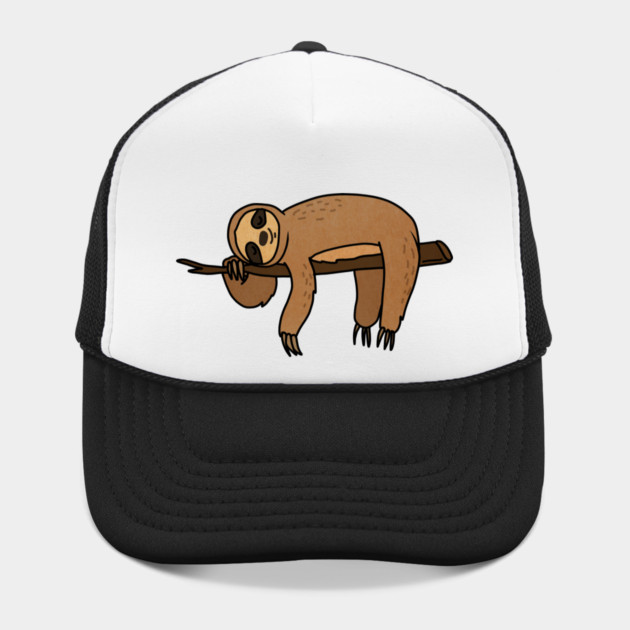 Cute Sloth Haning Lazy Funny Animal by logiamerch