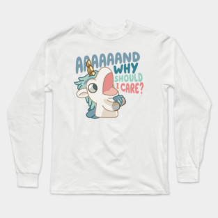 Unicorse-Bluey Long Sleeve T-Shirt