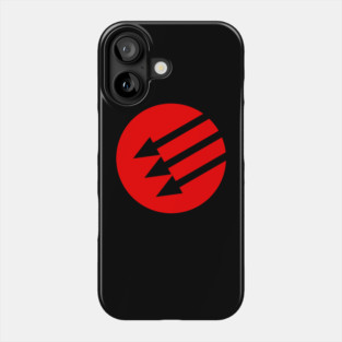 Anti Fascist Three Arrows Iron Front Phone Case
