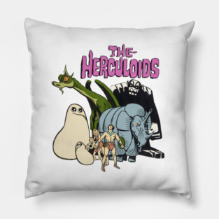 THE HERCULOIDS VINTAGE 1960s ARTWORK Pillow