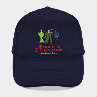 Terror at Collinwood - Cartoon Dark Shadows - Barnabas, Angelique, Quentin - designed by Eric Marshall Hat