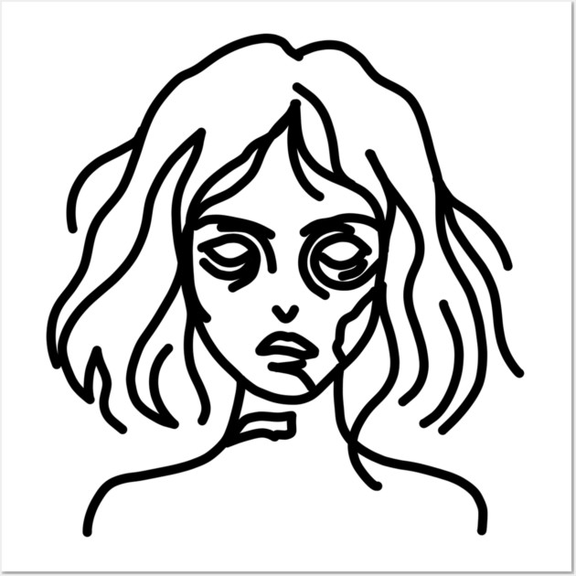 Zombie Doodle Wall Art by H. R. Sinclair