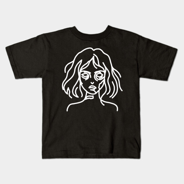 Zombie Doodle, white Kids T-Shirt by H. R. Sinclair