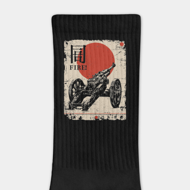 World War Artillery - Woodblock Print by TuncGK