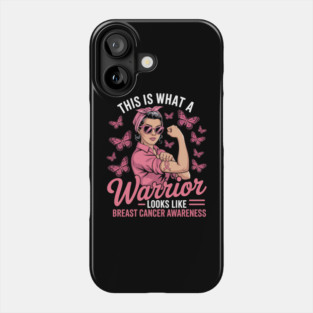 Breast cancer Warrior Unbreakable Breast Cancer Awareness Phone Case