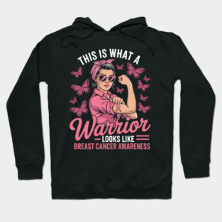 Breast cancer Warrior Unbreakable Breast Cancer Awareness Hoodie