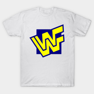W.W.F. 90s block logo T-Shirt
