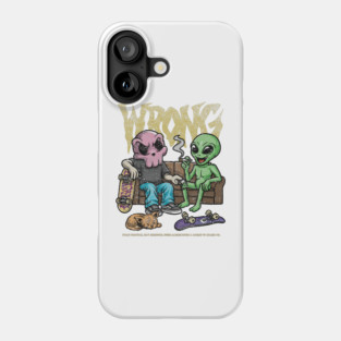 Alien goes wrong – Couch Lock Diplomacy Phone Case