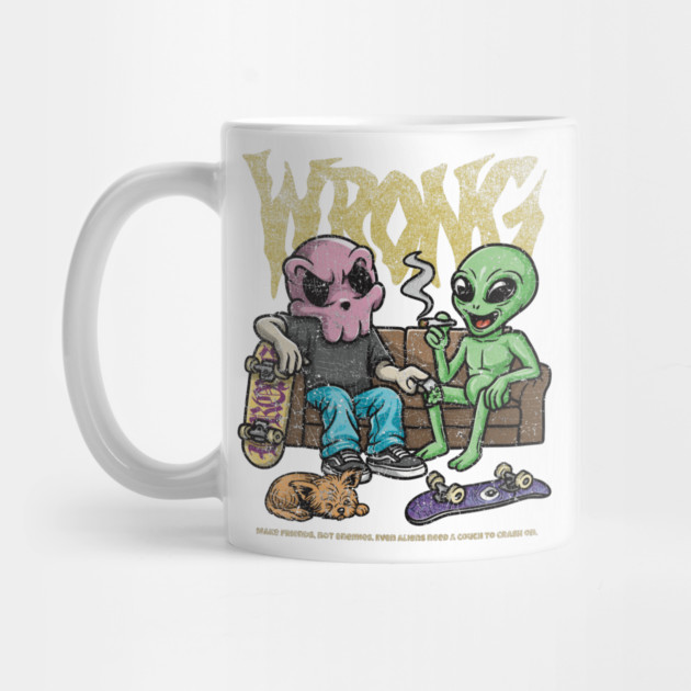 Alien goes wrong – Couch Lock Diplomacy by Wrongteeshirt