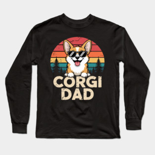 Corgi Dad Long Sleeve T-Shirt