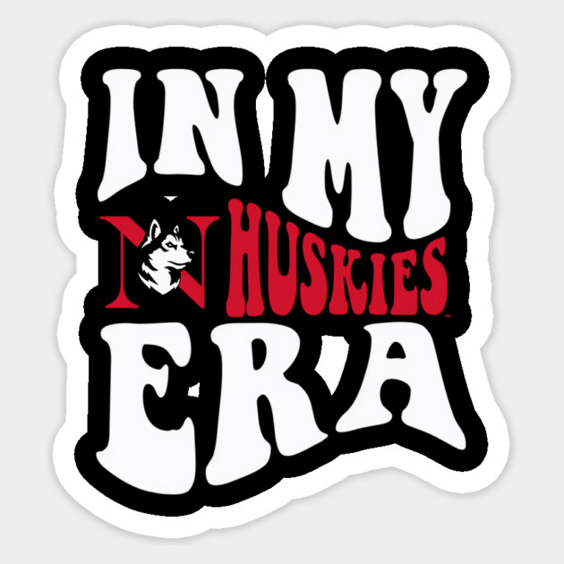 Northeastern Huskies Era Gray Sticker