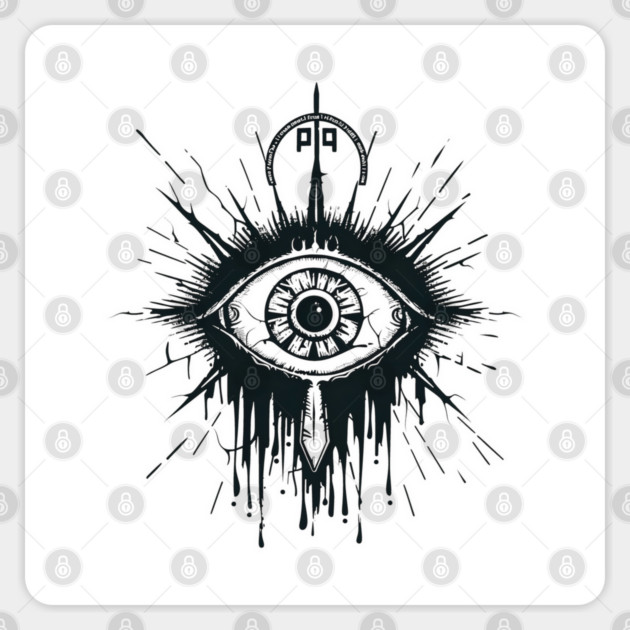 Occult Eye Sticker by Occult Store