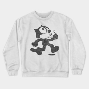 Felix The Cat - Retro Faded Design Crewneck Sweatshirt