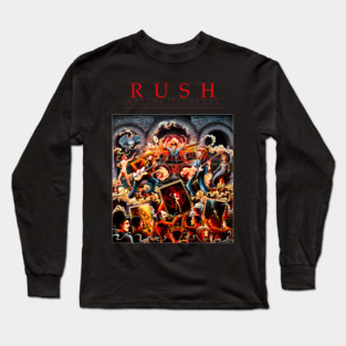 Moving Pictures Rush Band Logo Long Sleeve T-Shirt
