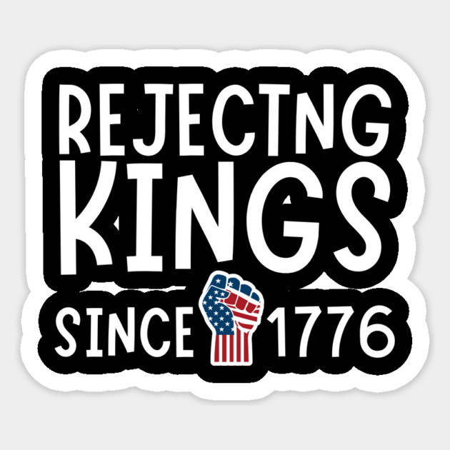 Rejecting Kings Anti-Trump Sticker by The WYLD Tribe