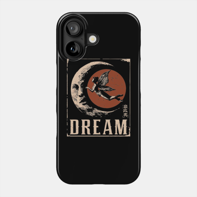 Dreaming Fairy Fantasy Art - Mystical Vintage Illustration Phone Case by TuncGK