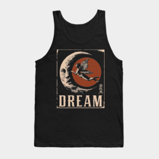 Dreaming Fairy Fantasy Art - Mystical Vintage Illustration Tank Top
