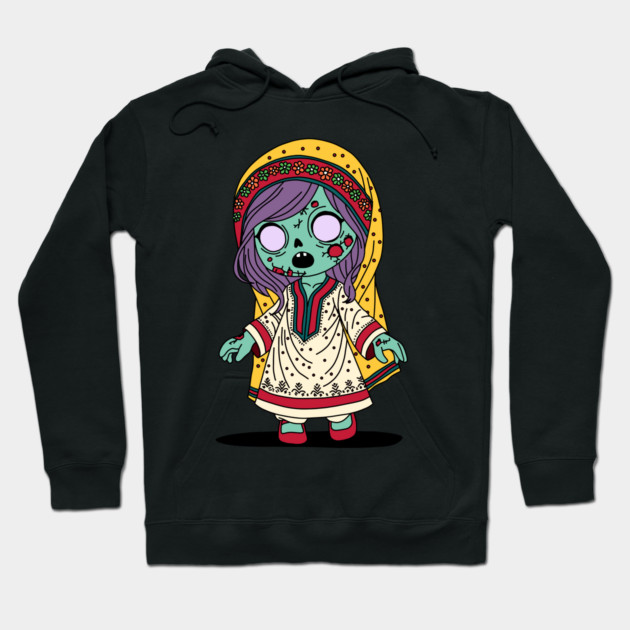 Cute Pakistani Zombie Hoodie by H. R. Sinclair