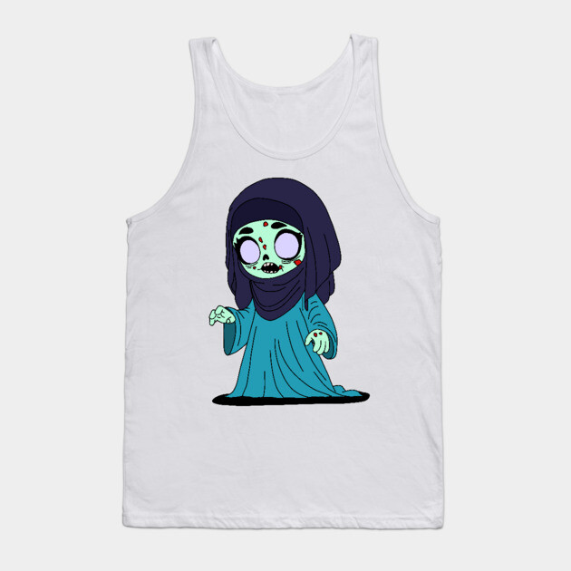 Cute Saudi Arabian Zombie Tank Top by H. R. Sinclair