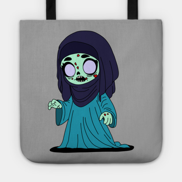 Cute Saudi Arabian Zombie Tote by H. R. Sinclair