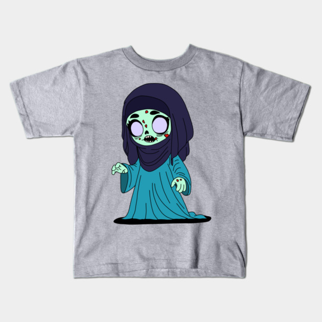 Cute Saudi Arabian Zombie Kids T-Shirt by H. R. Sinclair