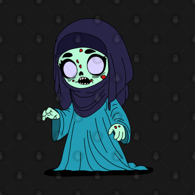 Cute Saudi Arabian Zombie by H. R. Sinclair