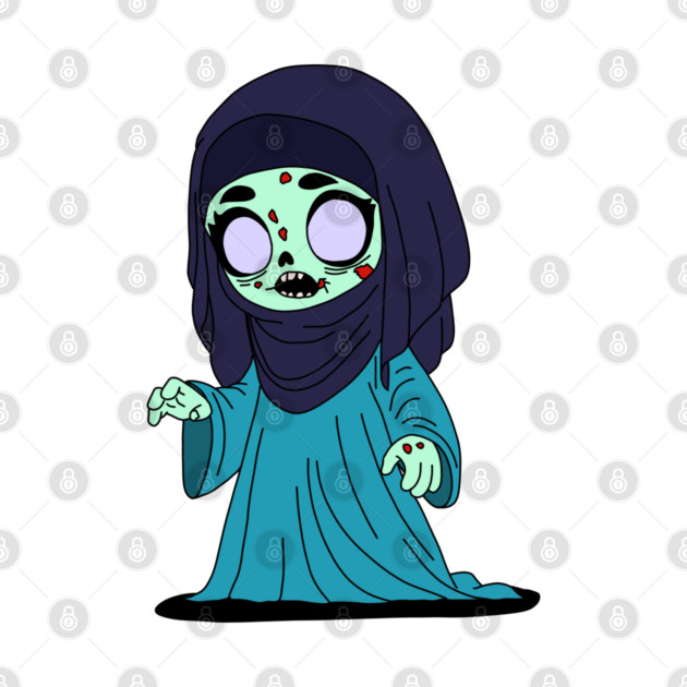 Cute Saudi Arabian Zombie by H. R. Sinclair