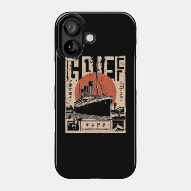 Titanic Grief Poster - Emotional Vintage Maritime Art Phone Case by TuncGK