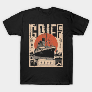 Titanic Grief Poster - Emotional Vintage Maritime Art T-Shirt