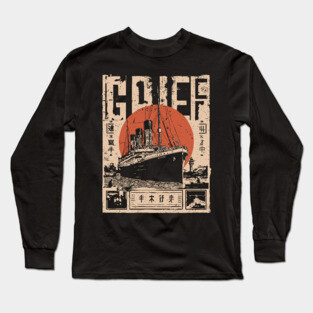 Titanic Grief Poster - Emotional Vintage Maritime Art Long Sleeve T-Shirt