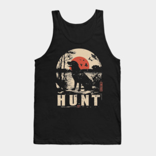 Life is Hunt Labrador Poster - Vintage Survival and Nature Art Tank Top