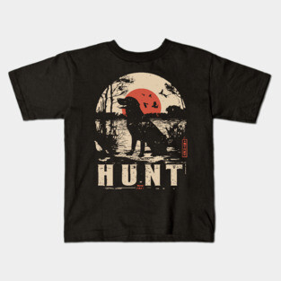 Life is Hunt Labrador Poster - Vintage Survival and Nature Art Kids T-Shirt