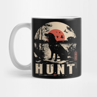 Life is Hunt Labrador Poster - Vintage Survival and Nature Art Mug