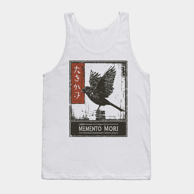 Memento Mori Crow Art - Vintage Mortality and Philosophy Poster Tank Top by TuncGK