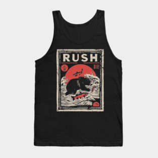Salmon Rush Poster - Nature's Journey Vintage Wildlife Art Tank Top