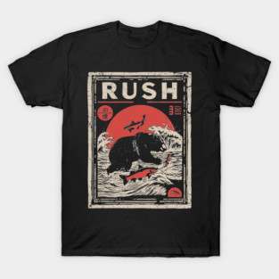 Salmon Rush Poster - Nature's Journey Vintage Wildlife Art T-Shirt