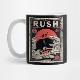 Salmon Rush Poster - Nature's Journey Vintage Wildlife Art Mug