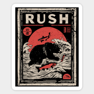 Salmon Rush Poster - Nature's Journey Vintage Wildlife Art Sticker