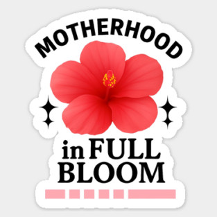 Motherhood in full bloom Magnet