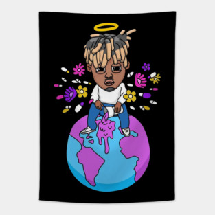 Flowers Juice Wrld Purples Tapestry