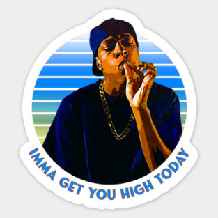 Sunset Stripes Series - Smokey Sticker