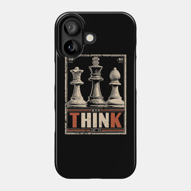 Chess Strategy Poster - Vintage Intellectual Battle Artwork Phone Case by TuncGK