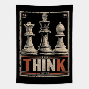 Chess Strategy Poster - Vintage Intellectual Battle Artwork Tapestry