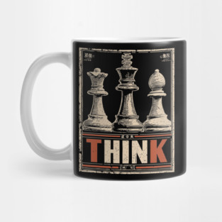 Chess Strategy Poster - Vintage Intellectual Battle Artwork Mug