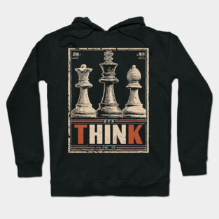 Chess Strategy Poster - Vintage Intellectual Battle Artwork Hoodie