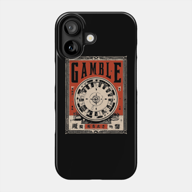 Casino Gamble Poster - Vintage Luck and Risk Artwork Phone Case by TuncGK