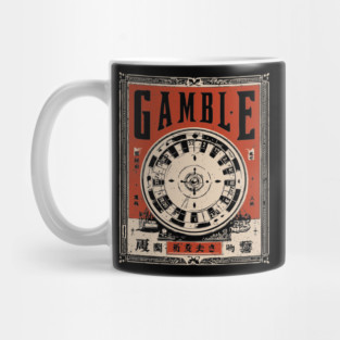 Casino Gamble Poster - Vintage Luck and Risk Artwork Mug
