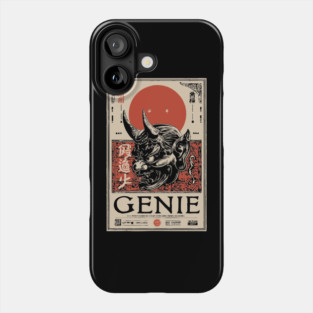 Genie Mythology Poster - Vintage Magic and Fantasy Artwork Phone Case
